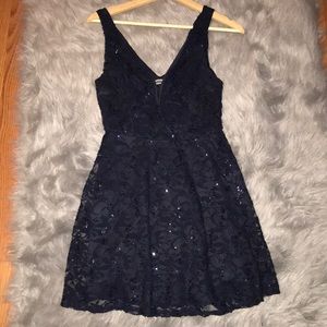 Navy Blue mini dress